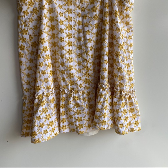 LPA Mabel Dress White and Yellow size Large - Picture 5 of 7